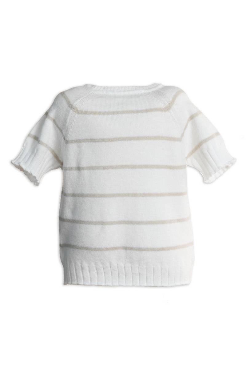 bamboom-maglia-a-righe-maniche-corte-warm-white-128 image 2