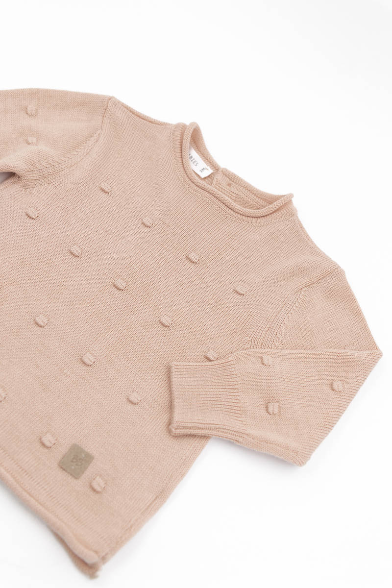 bamboom-maglia-apertura-dietro-mini-pom-pom-rosa-04 image 2