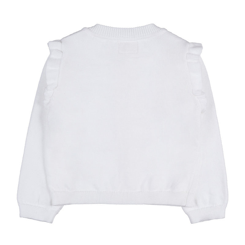 nanan-cardigan-bianco-in-filo-con-frappe image 4