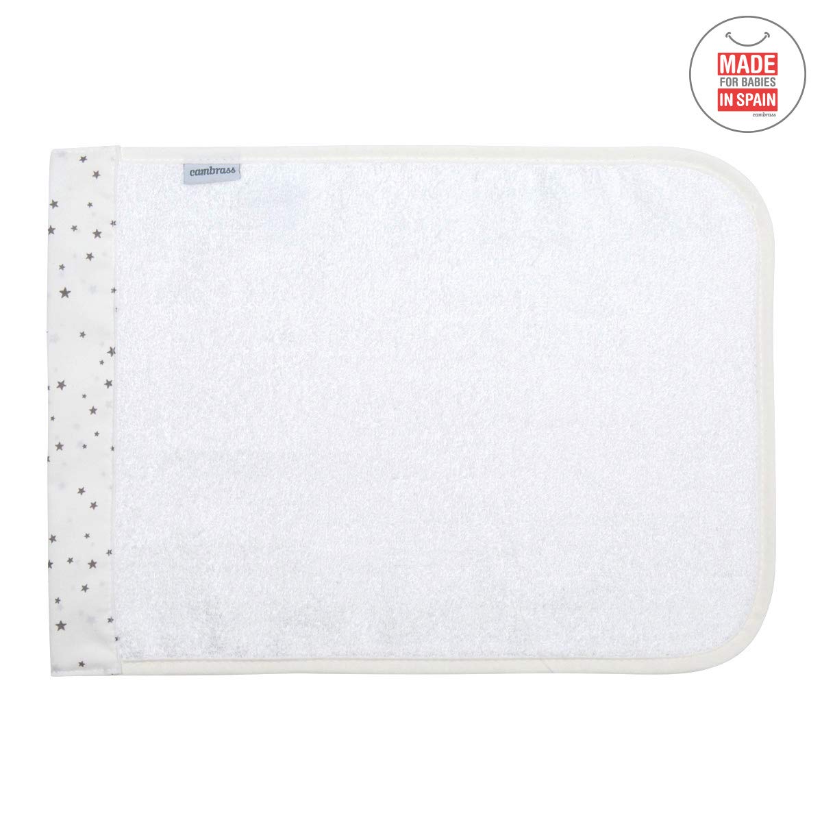 cambrass-43355-set-2-asciugamani-astra-grigio-25x35-cm-bavette-neonato-tencel image 3