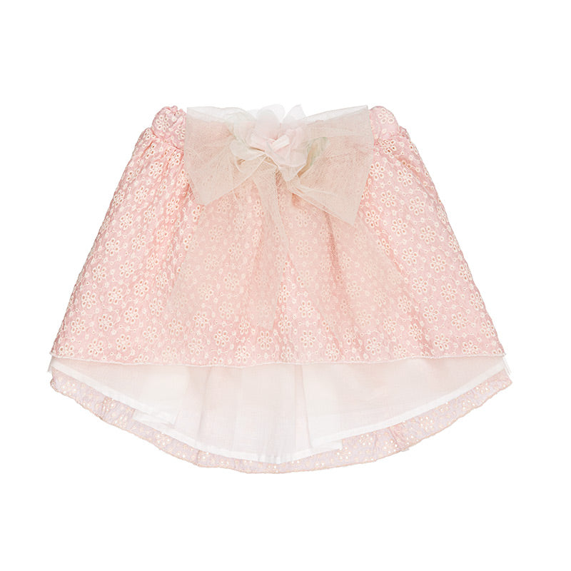 nanan-gonna-in-sangallo-rosa-con-fiocco-sul-fronte image 1