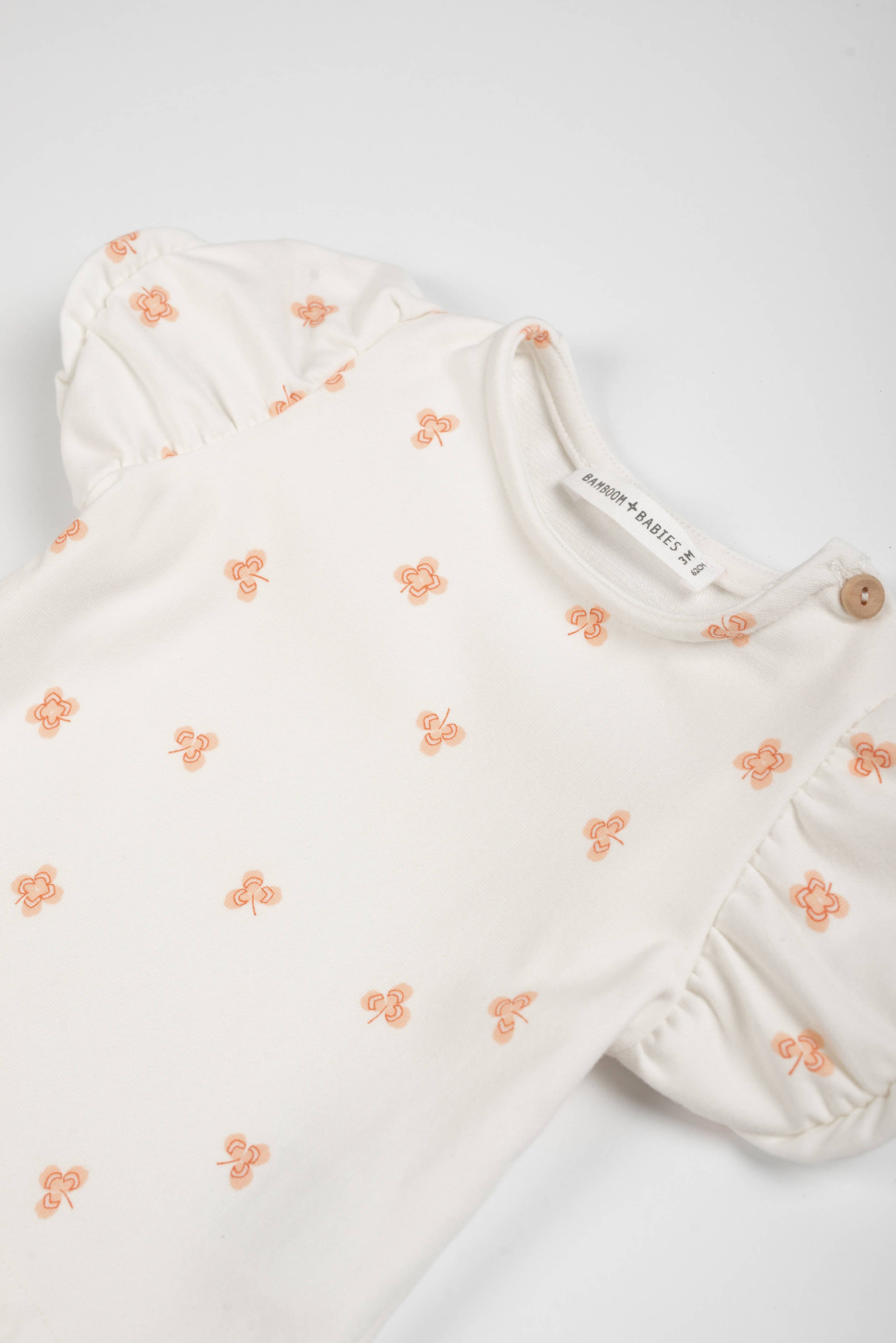 bamboom-shirt-manica-corta-a-palloncino-print-lucky-leaves-280 image 2