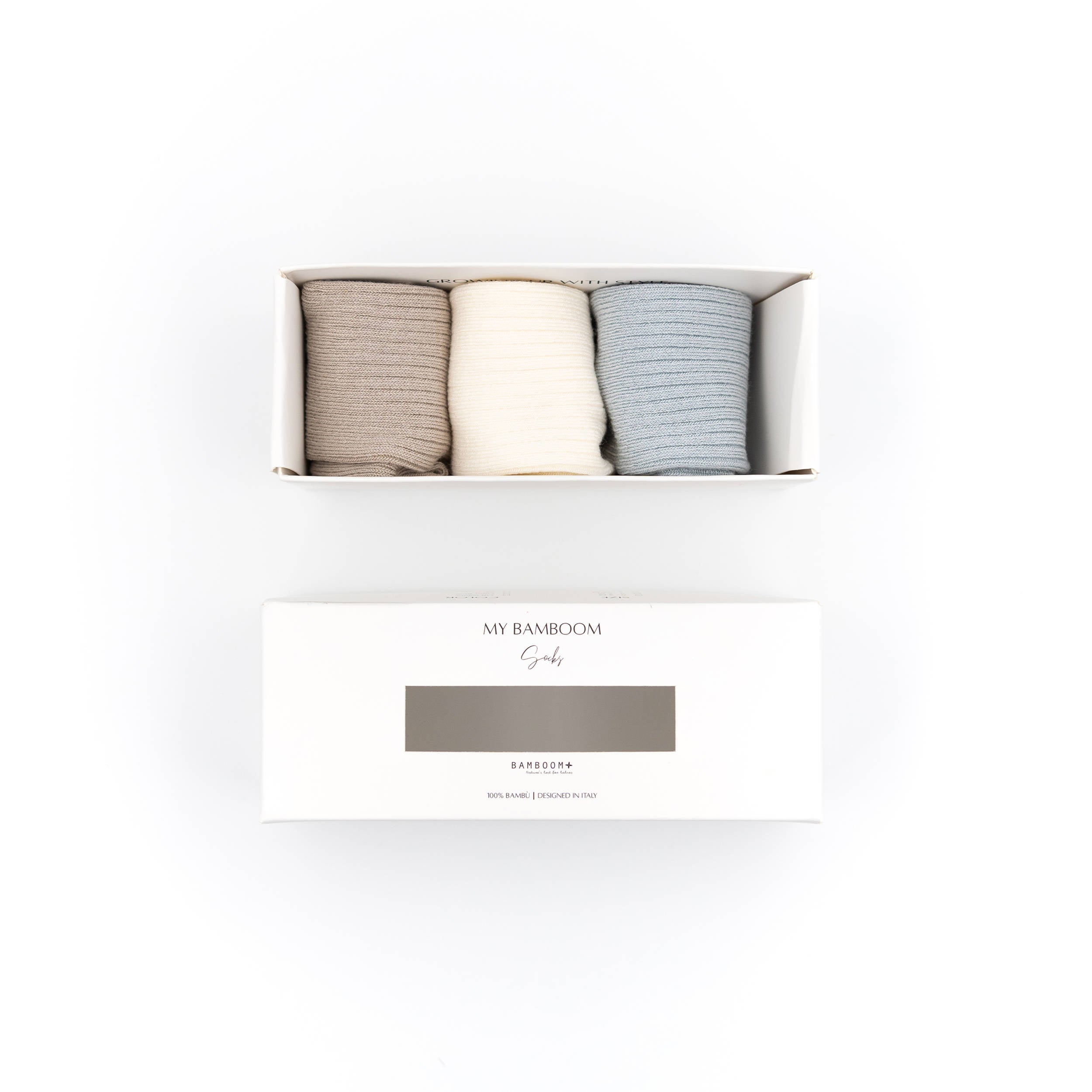 bamboom-3pc-calze-a-coste-bamb-in-gift-box-azzurro-03 image 1