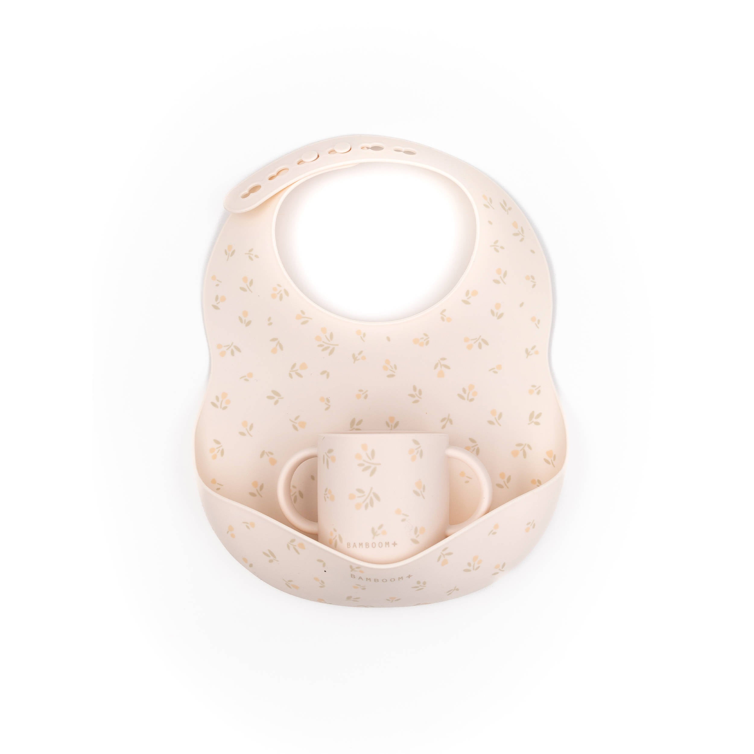 bamboom-set-pappa-bavaglino-silicone-tazza-tulips-204 image 1