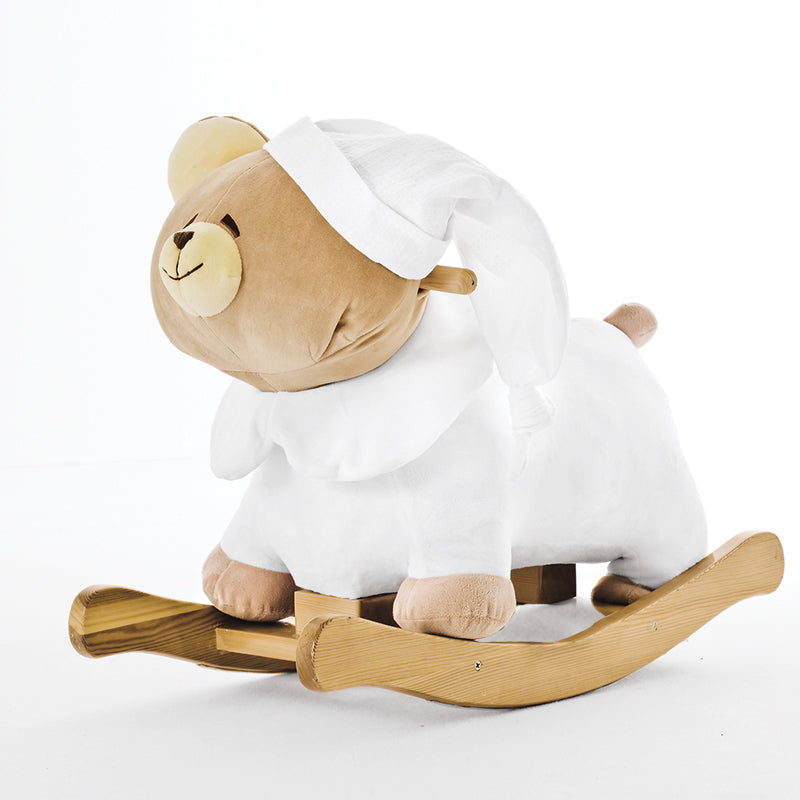 nanan-tato-dondolo-in-ciniglia-con-base-in-legno image 1