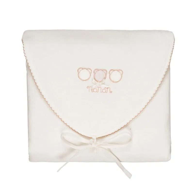 nanan-confezione-regalo-3-pezzi-beige-1-mese-body-asciugamano-fasciatoio-viaggio image 1