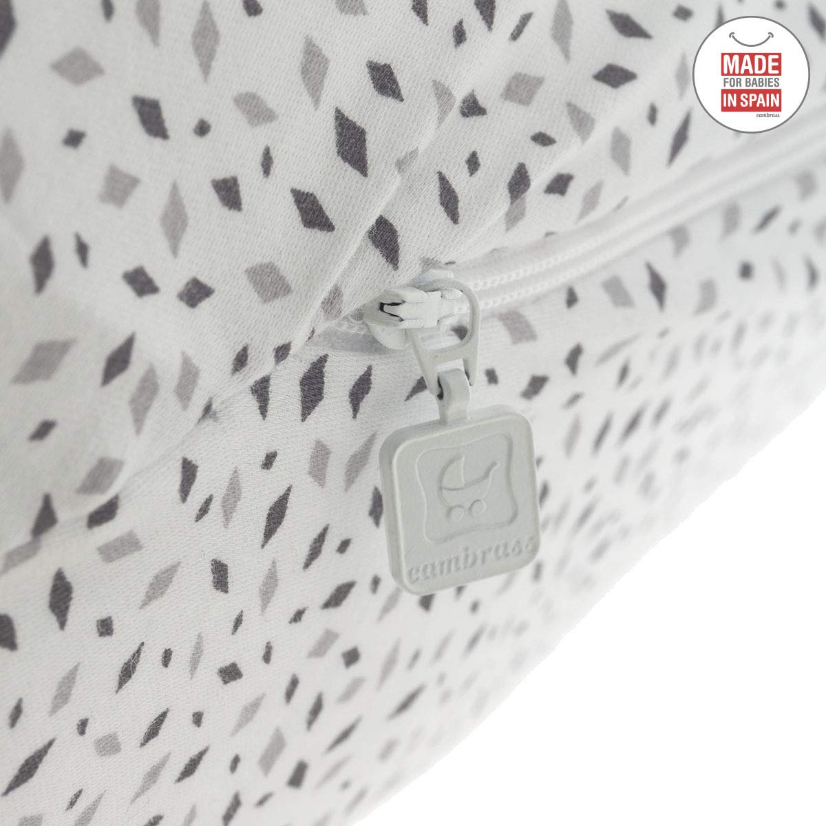 cambrass-moon-cuscino-allattamento-e-gravidanza-80x185x16-cm-grigio-leone image 5
