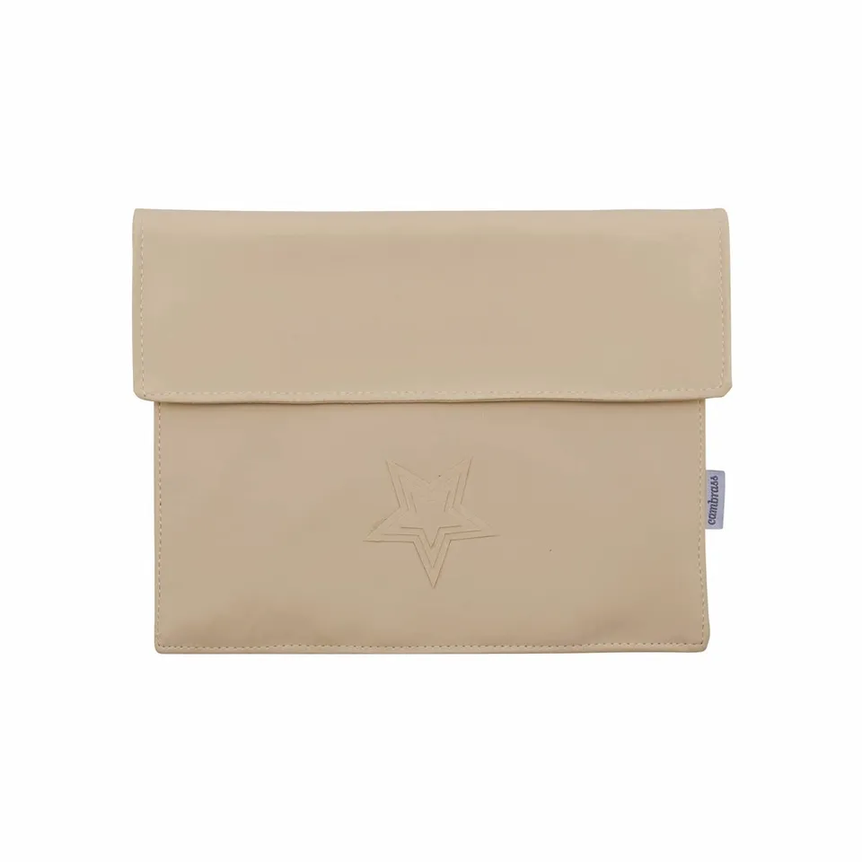 cambrass-ale-portadocumenti-neonato-3x17x25-cm-camel-opaco image 1