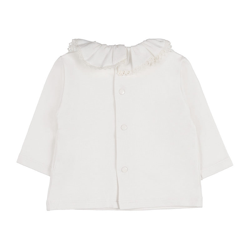 nanan-tutina-2-pezzi-off-white-con-colletto-frappa image 2