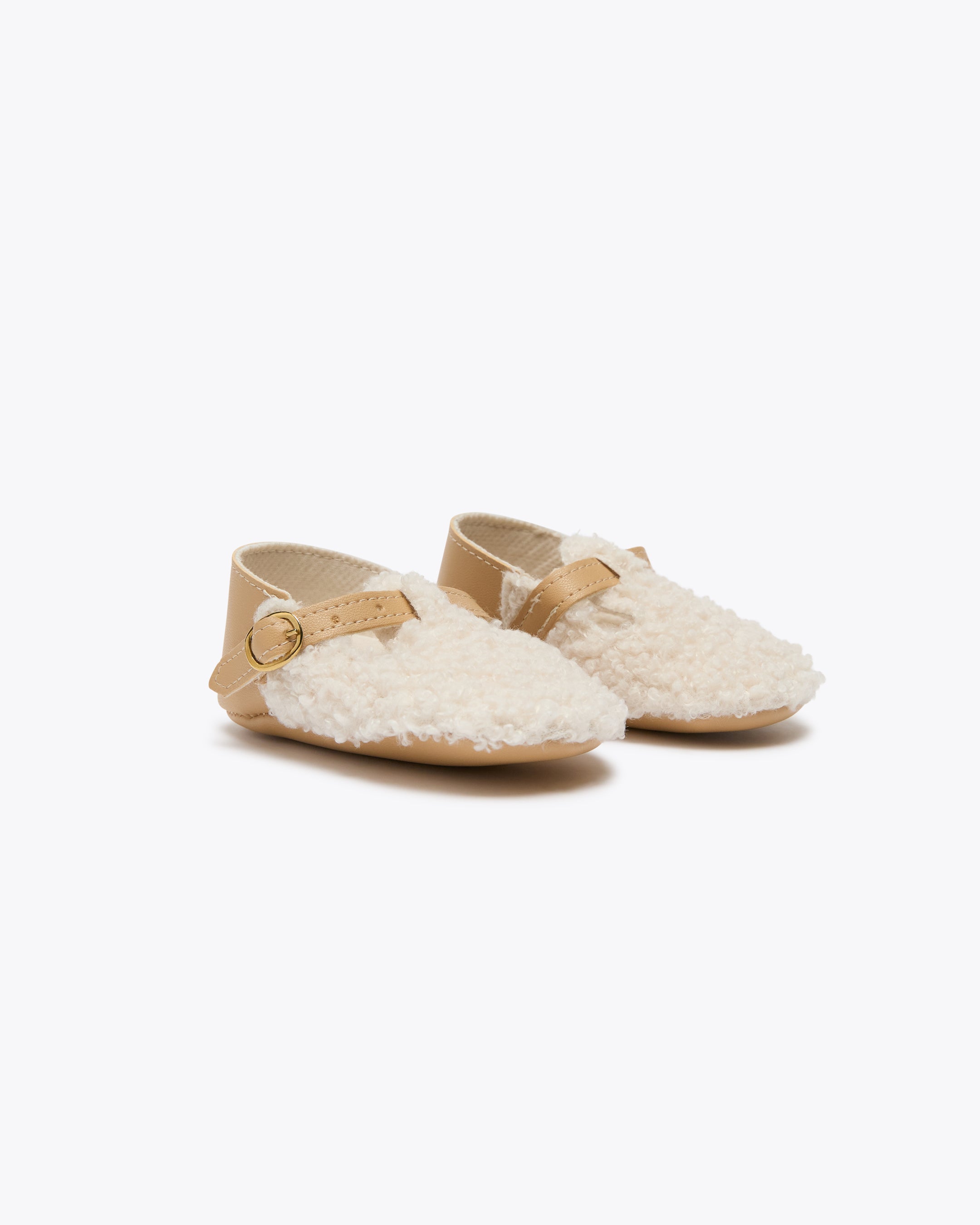 nanan-scarpine-neonato-avorio-in-tessuto-ricciolino image 2