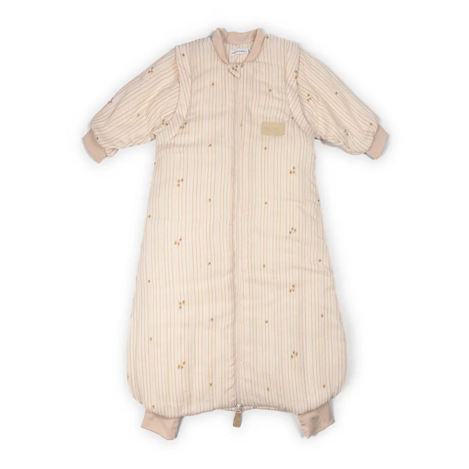 bamboom-sacco-nanna-combi-18-36m-tog-2-7-con-maniche-e-piedini-flowers-stripe-53 image 1