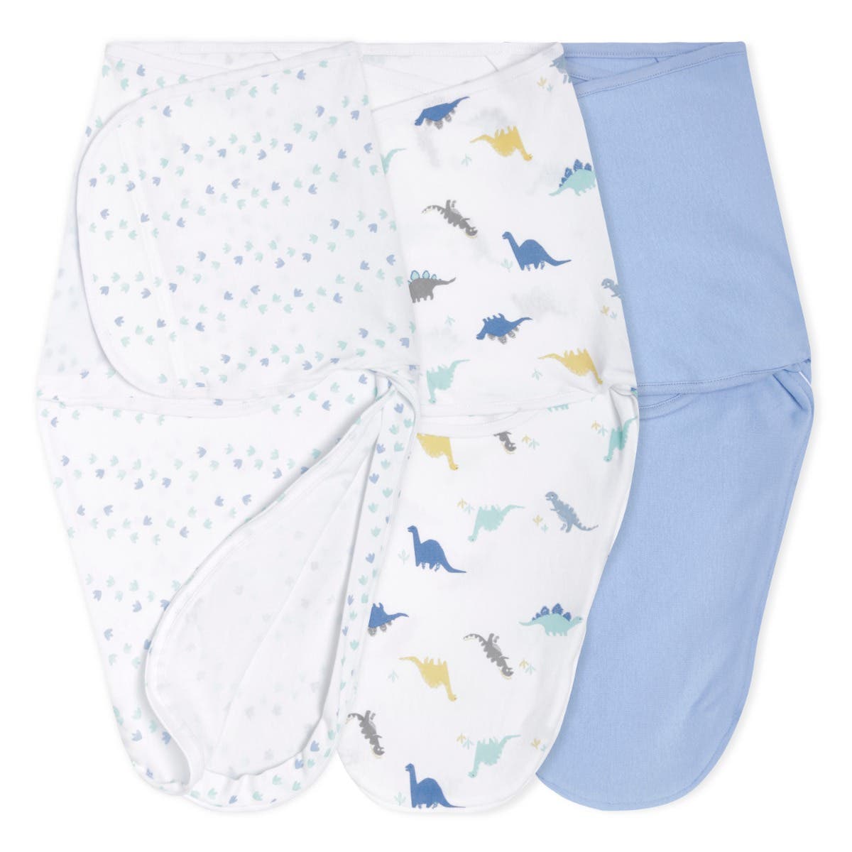 aden-anais-dino-rama-essentials-easy-swaddle-tog-1-0-3-pezzi image 2