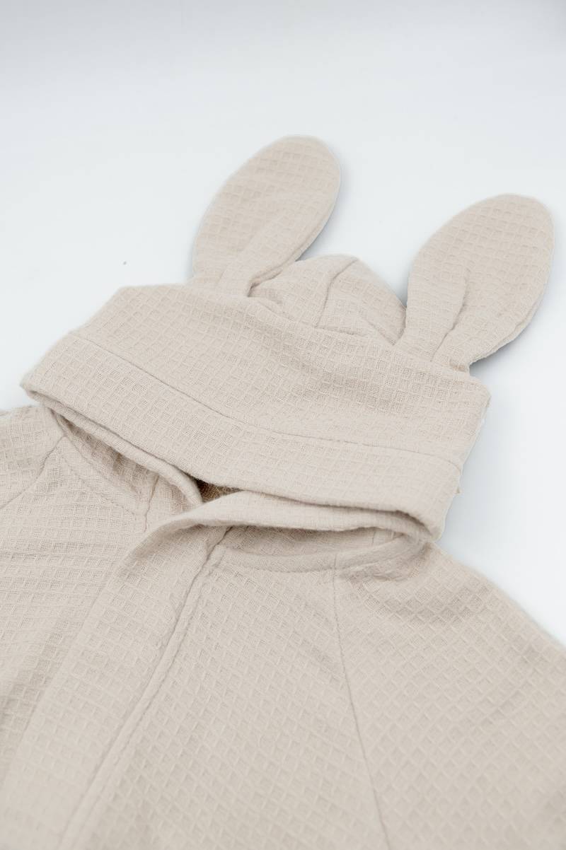 bamboom-accappatoio-waffle-bambino-warm-white-345-2-4-anni image 2