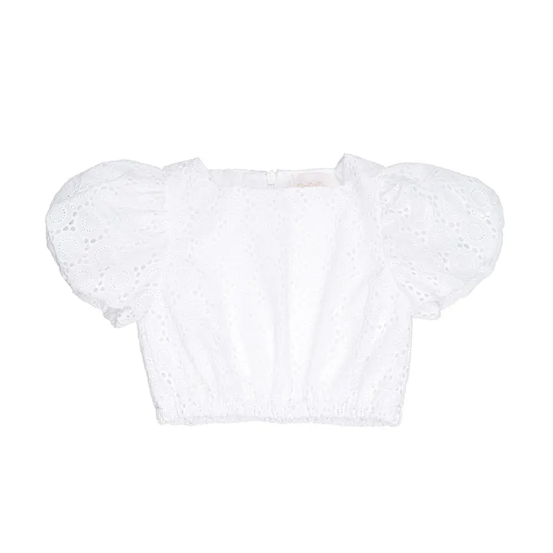 nanan-top-bianco-in-sangallo-bambina-con-zip image 1