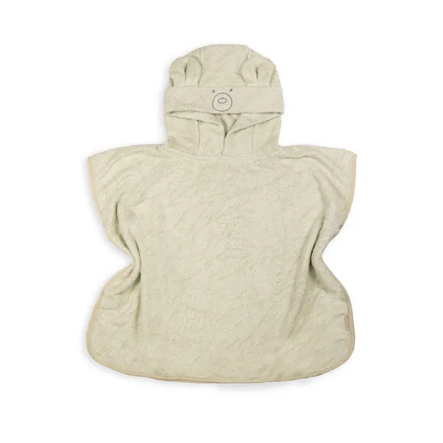 bamboom-poncho-spugna-oyster-grey-112-con-orsetto image 1