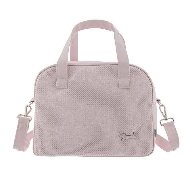 cambrass-prome-paris-borsa-maternit-rosa-18x44x33-cm image 1
