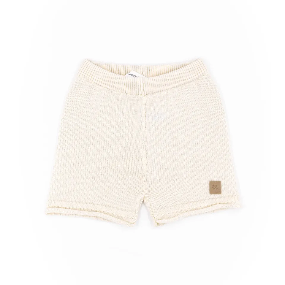 bamboom-pantalone-corto-knitted-bianco-01 image 1
