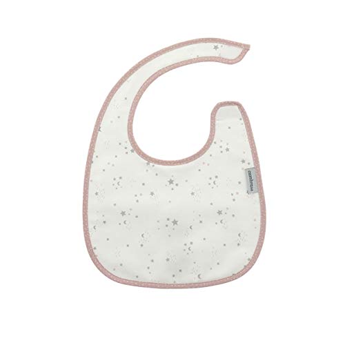 bavaglino-quadrato-con-velcro-cambrass-sky-rosa-stella-20x26-cm image 7