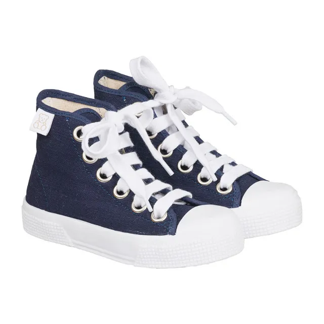 nanan-sneakers-alta-bimbo-tinta-unita image 1