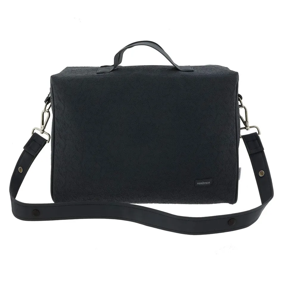 cambrass-tabela-elite-black-borsa-maternit-16x41-5x29-cm-con-ganci-passeggino image 1