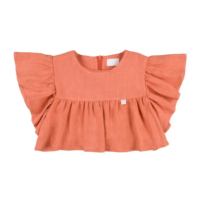 nanan-top-misto-lino-con-zip-posteriore-2 image 1