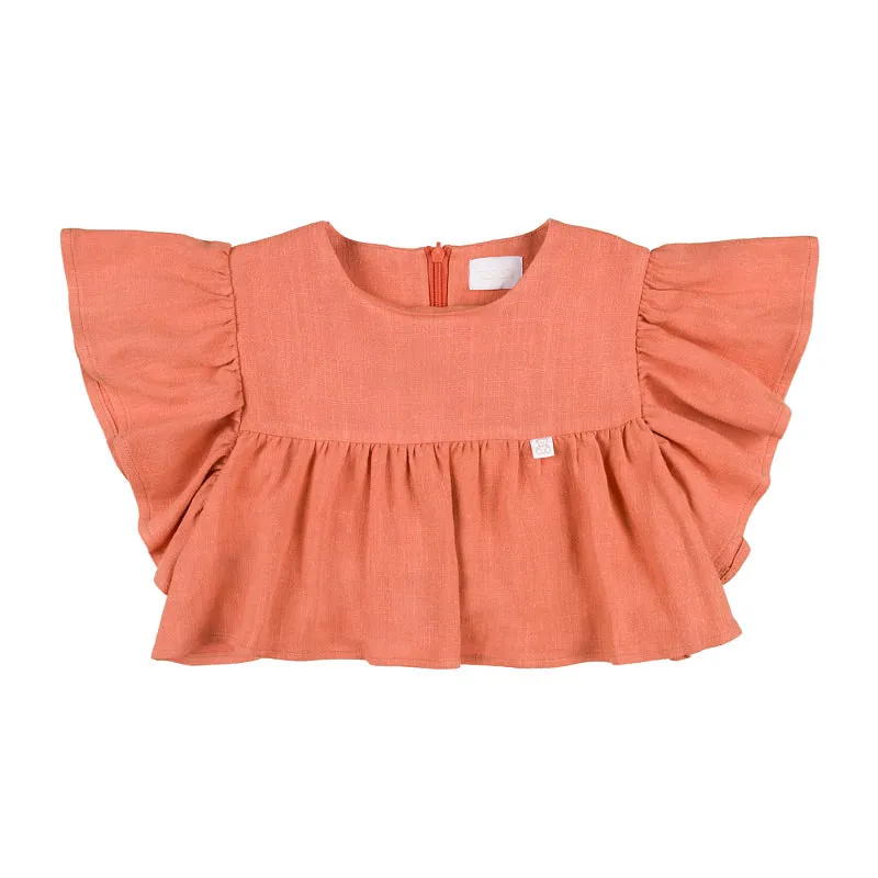 nanan-top-misto-lino-con-zip-posteriore-2 image 1