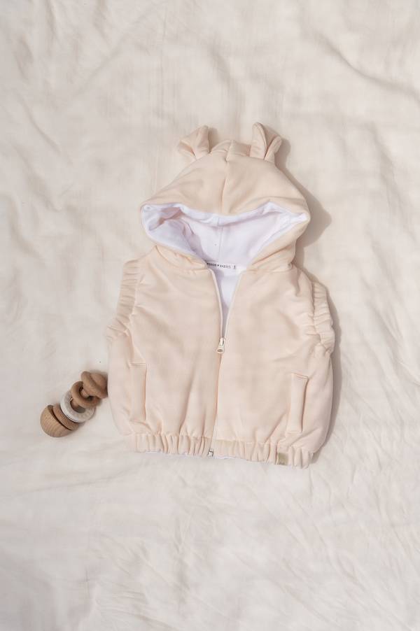 bamboom-bodywarmer-comfy-con-orecchie-water-peach-114 image 1
