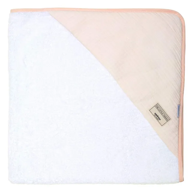 cambrass-astra-accappatoio-neonato-80x80-cm-rosa image 1