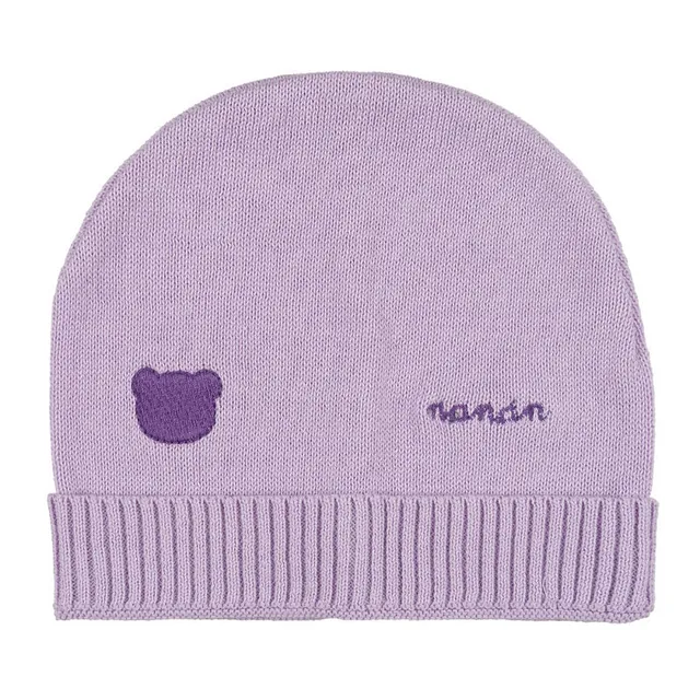 nanan-berretta-in-filo-con-orsetto-ricamato-cappellino-neonato image 1