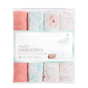 aden-anais-essentials-swaddle-full-bloom-mussola-4pz image 5