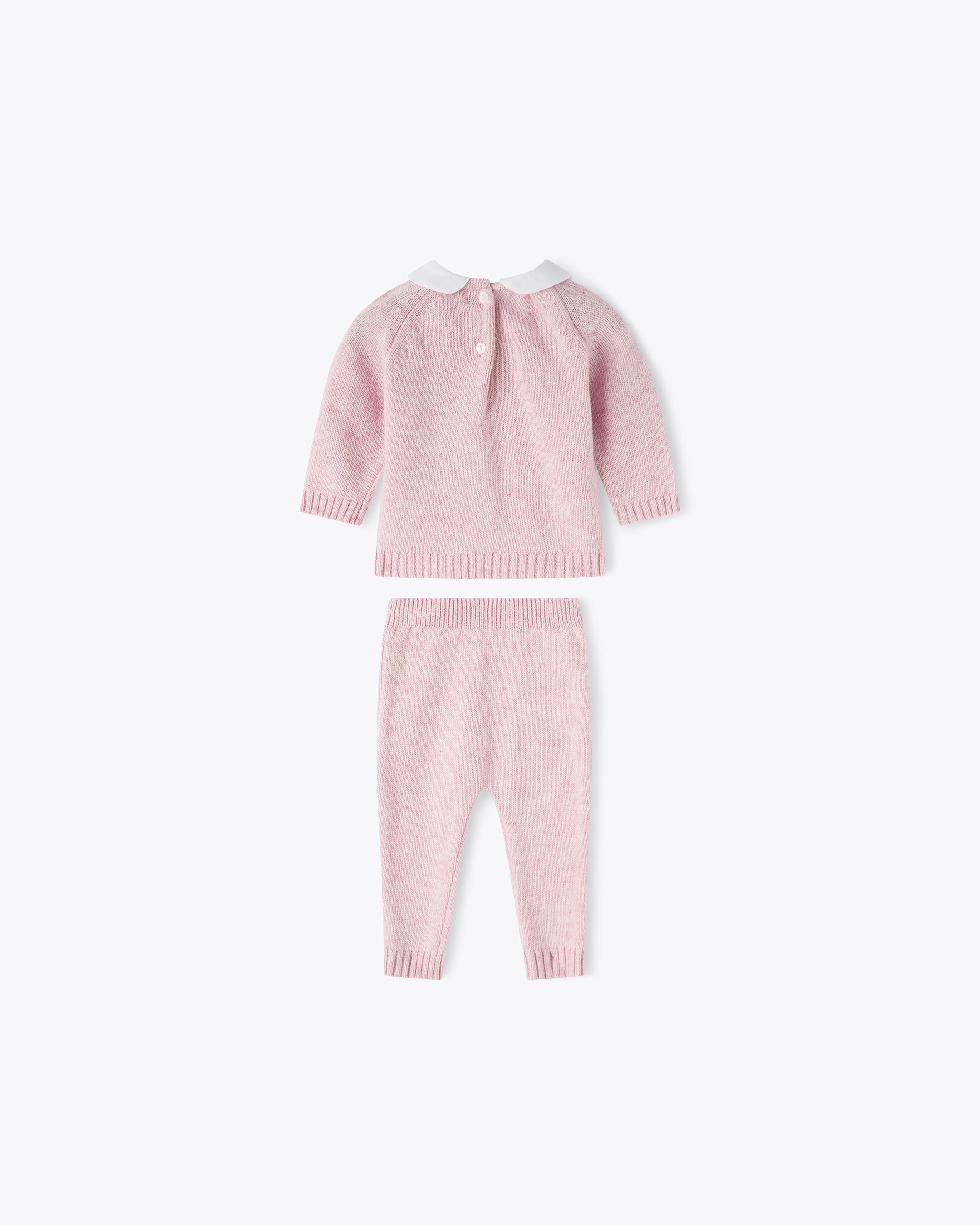 nanan-tutina-azzurra-2-pezzi-cashmere-con-colletto image 2