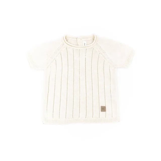 bamboom-maglia-righe-knitted-bianco-01-neonato image 1