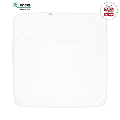 cambrass-35038-accappatoio-neonato-80x80-cm-rosa-star-in-tencel image 8