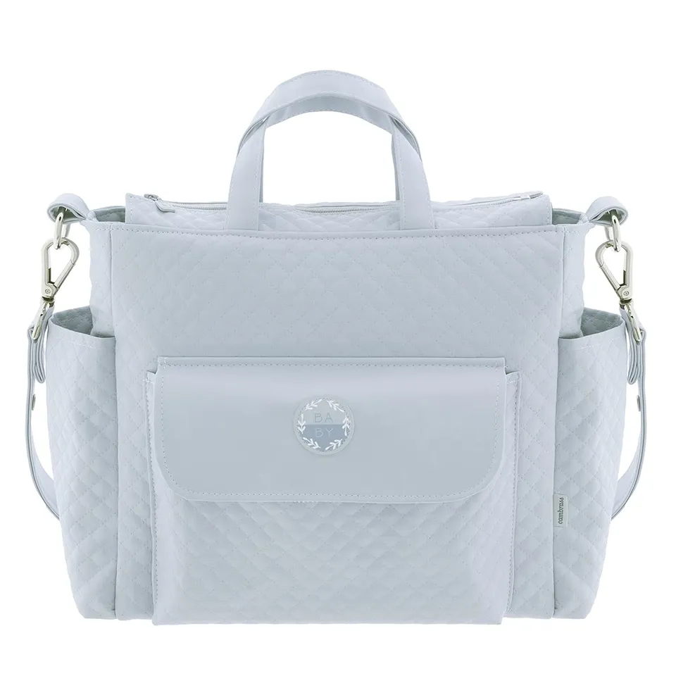 cambrass-borsa-mamma-pack-sara-azzurro-16x43x37-cm image 1