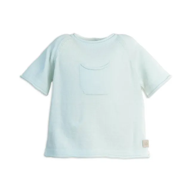 bamboom-maglia-maniche-corte-con-tasca-bimbo-ocean-blu-200 image 1