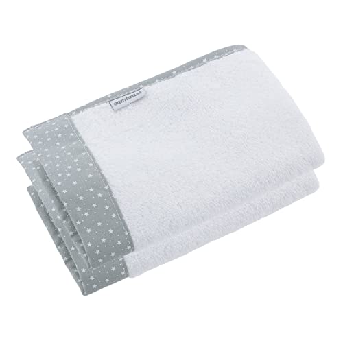 cambrass-set-2-asciugamani-neonato-forest-grigio-25x35-cm-in-tencel image 8