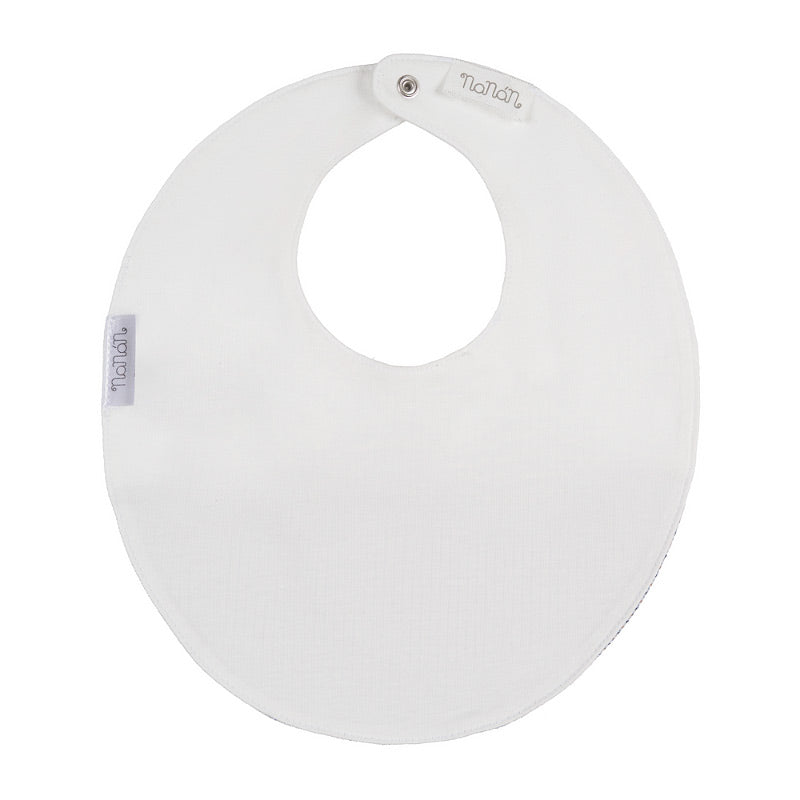 nanan-bavaglio-off-white-bavaglino-neonato-cotone-check-verde image 2