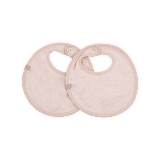 bamboom-set-2-bavaglini-waffle-vintage-pink-341 image 1