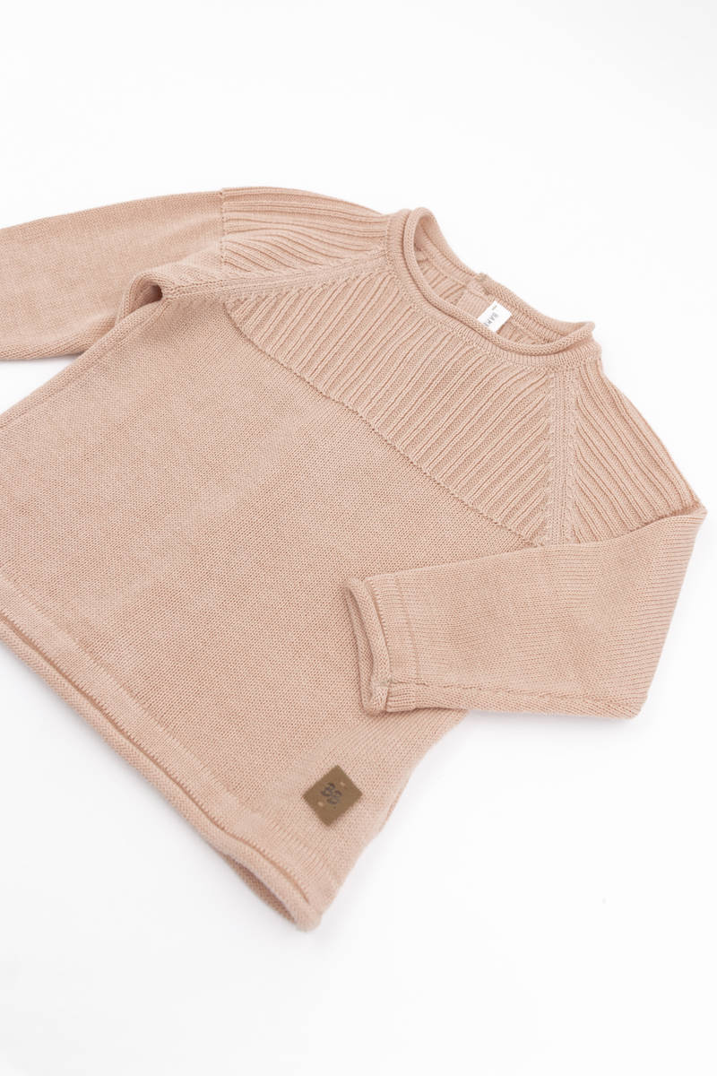 bamboom-maglia-neonato-apertura-dietro-a-costine-rosa-04-linea-knitted image 2