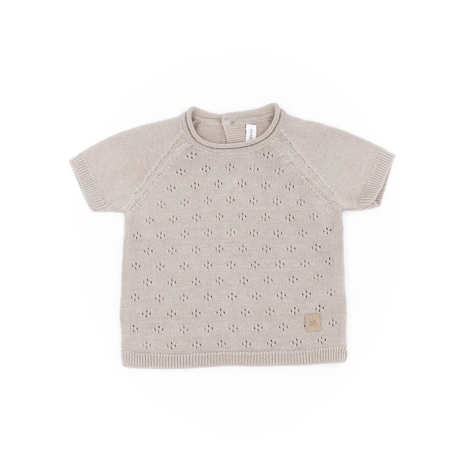 bamboom-maglia-traforata-knitted-cammello-33 image 1