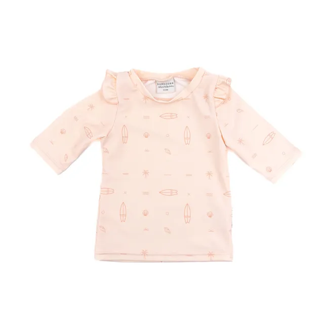 bamboom-t-shirt-mare-maniche-3-4-uv50-bimba-surf-print-girl-235 image 1