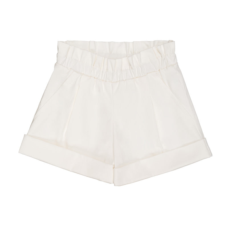nanan-shorts-bianchi-in-cotone-con-frappa-e-tasche image 1