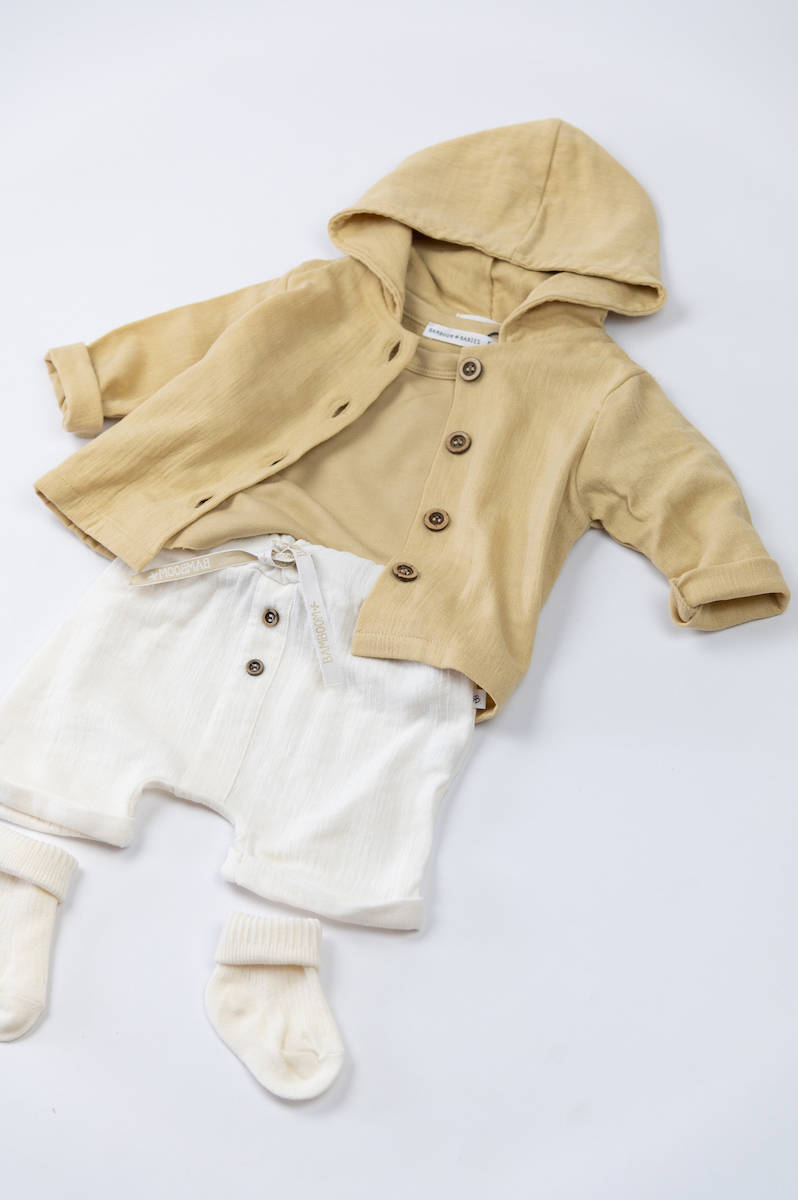 bamboom-shirt-jogging-maniche-corte-cammello-212-bimbo image 2