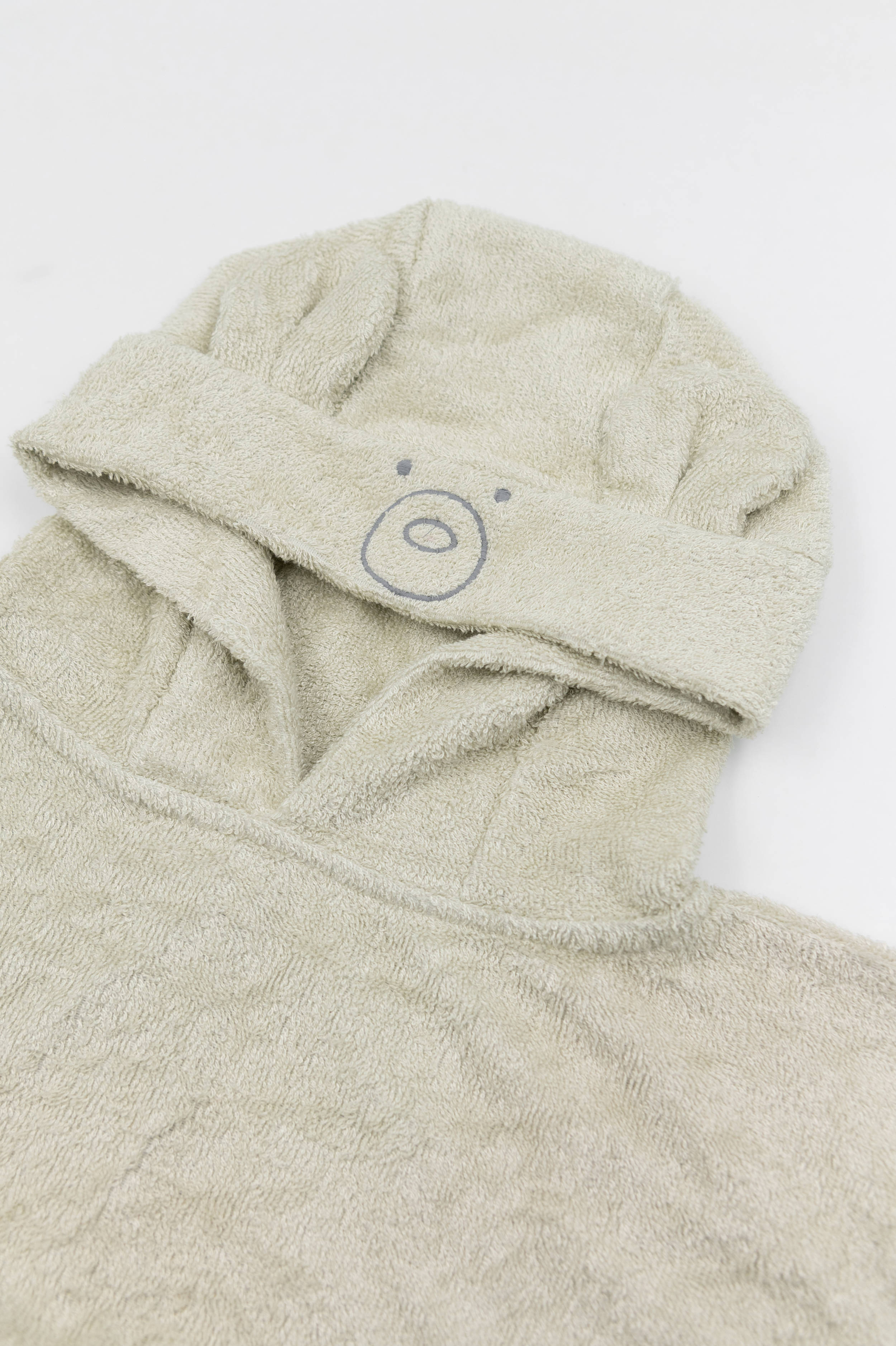 bamboom-poncho-spugna-oyster-grey-112-con-orsetto image 2