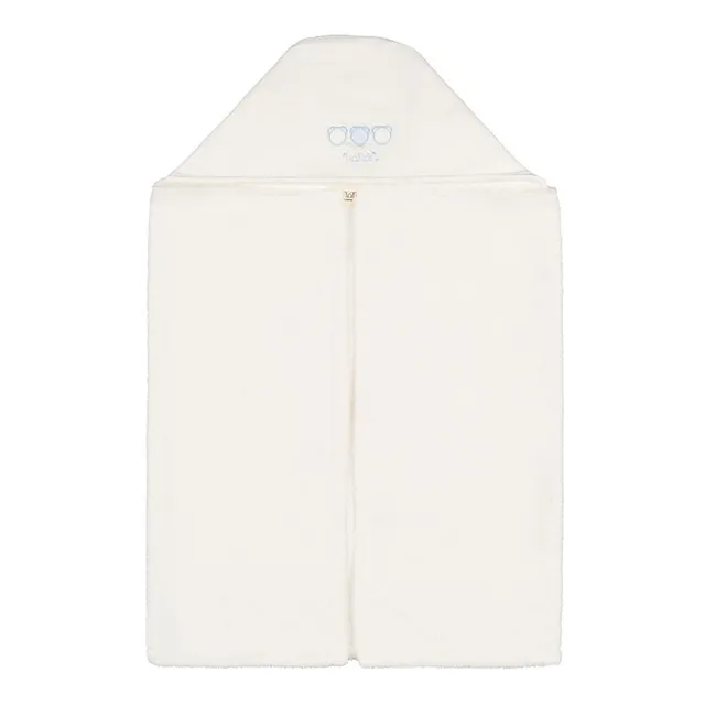 nanan-accappatoio-organico-azzurro-bagnetto-neonato image 1