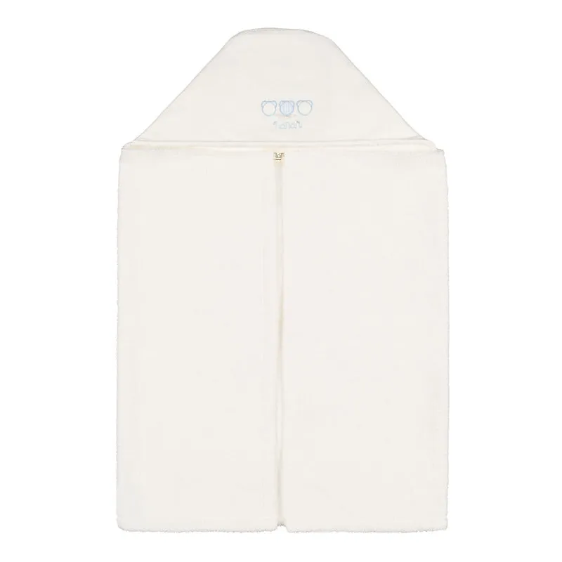 nanan-accappatoio-organico-azzurro-bagnetto-neonato image 1