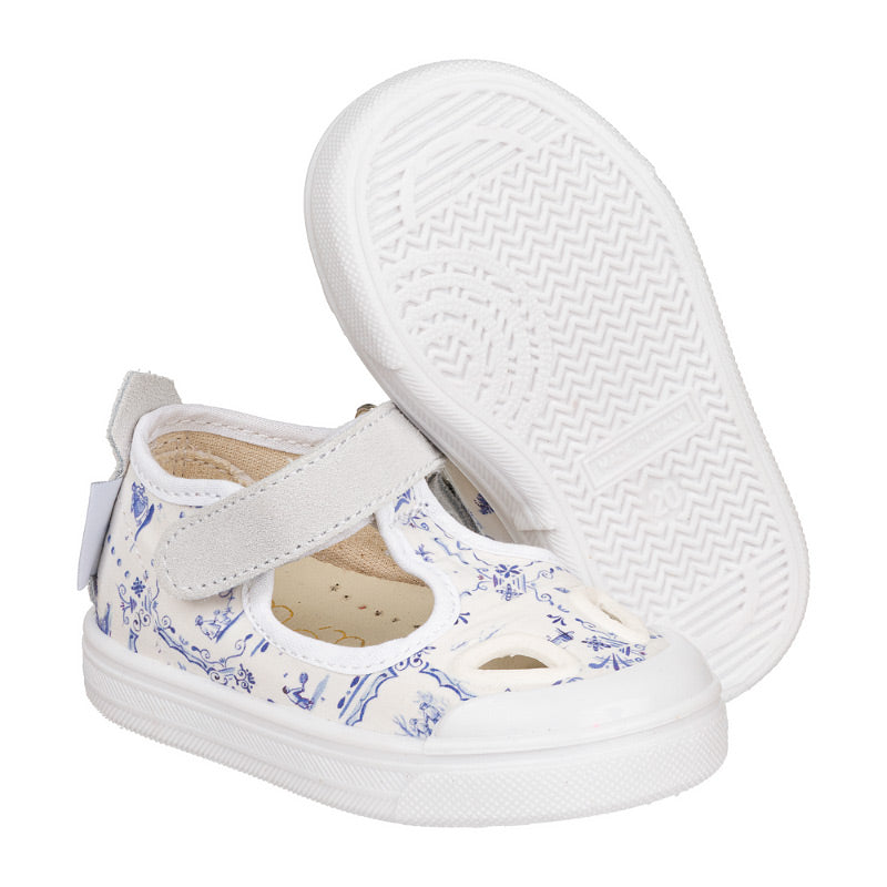 nanan-sandalino-bimba-allover-jungle-blu-con-strappo image 2
