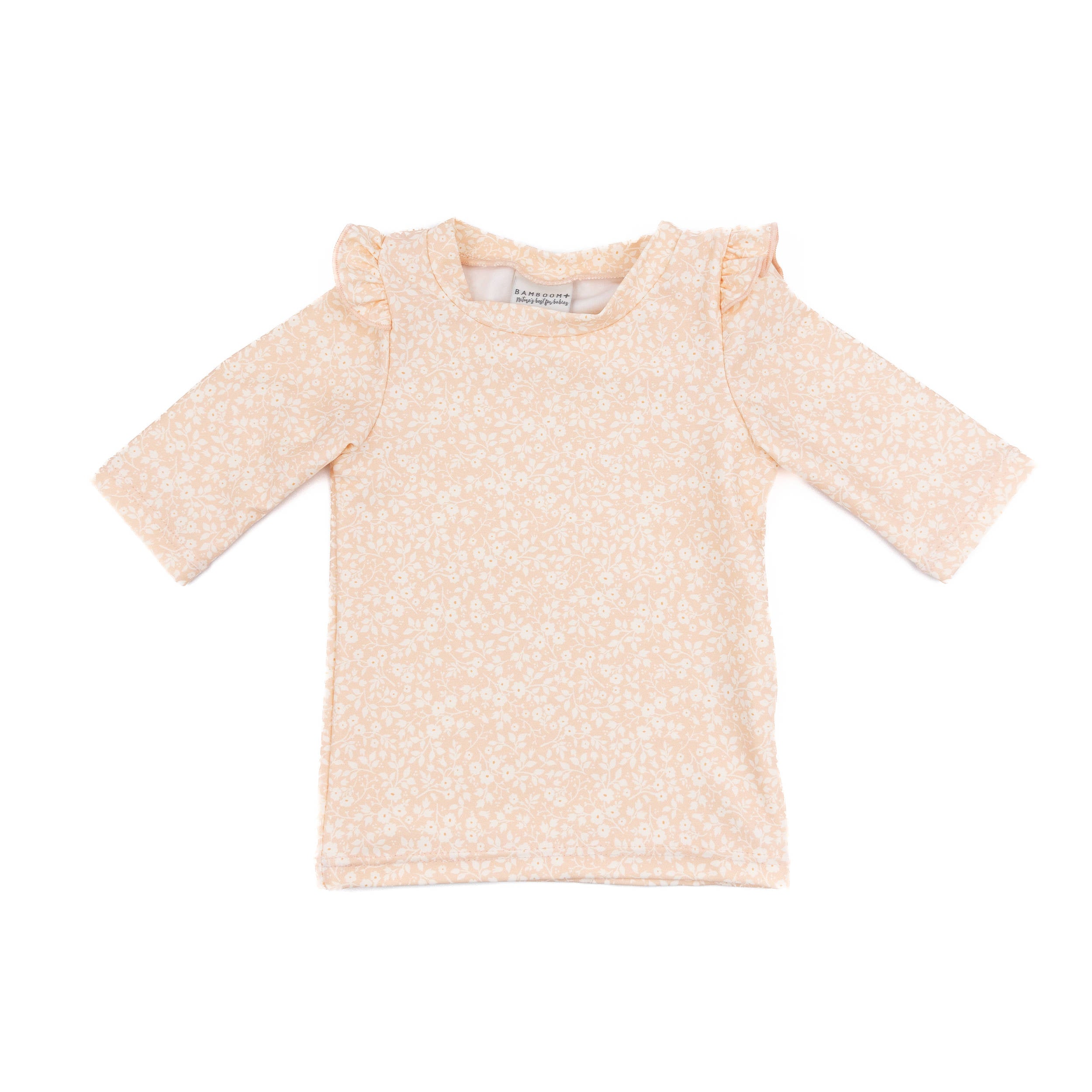 bamboom-t-shirt-mare-bimba-maniche-3-4-uv50-flower-pink-243 image 1