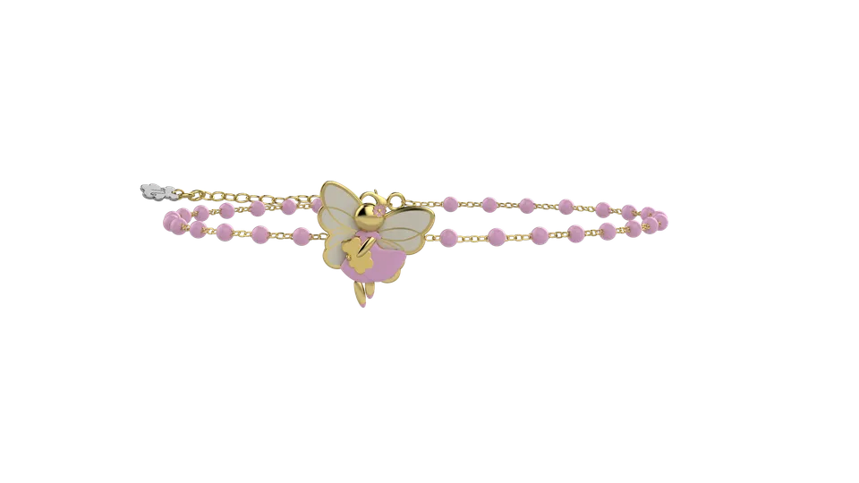 nanan-fatina-dei-sogni-rosa-bracciale-argento-925 image 1