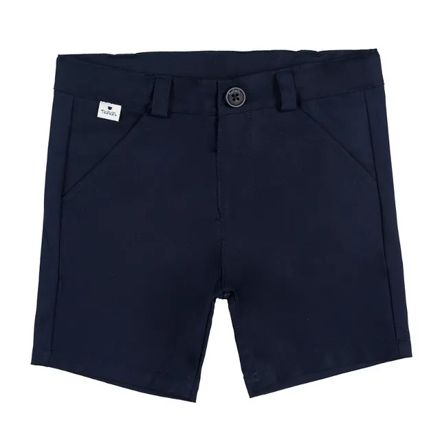 nanan-bermuda-blu-in-gabardina-con-tasche-posteriori image 1
